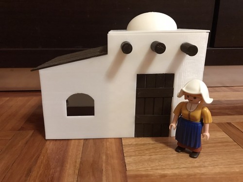 Playmobil casa belén establo - casa,