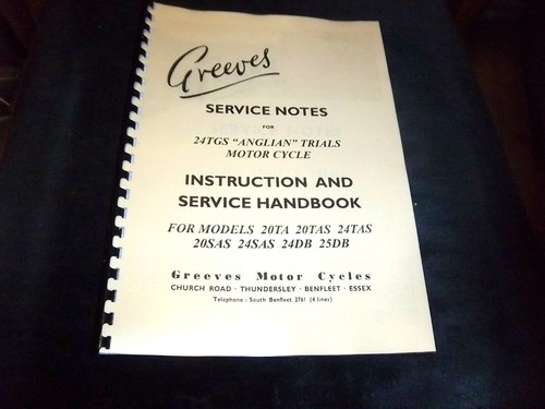 Greeves note servizio - di, per