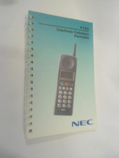MANUALE ISTRUZIONI PER TELEFONO CELLULARE PORTATILE NEC P100 - VINTAGE ANNI 90
