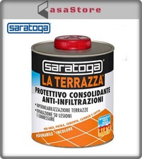 SARATOGA "LA TERRAZZA" salvaterrazza impermeabilizzante trasparente 1LT - 30mq