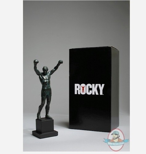 Statua resina rocky scala - statua,