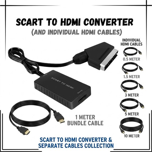 Cavo convertitore scart a - convertitore,