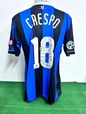 Maglia inter crespo match worn - crespo,