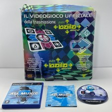 DANCE MAT + Gioco All Music PS1 PS2 Tappeto da ballo 8 passi Testato Funzionante