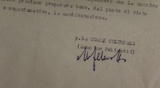 1954 Autograph Letter MASSIMO