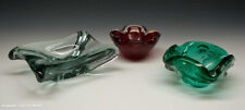 Piccola raccolta - TRE oggetti in vetro - probabilmente del 1955