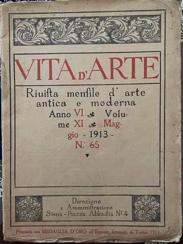 Vita arte rivista mensile - vita,