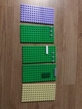 BASE LEGO 8x16 VERDE LILLA O BEIGE