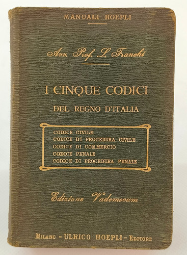 Cinque codici del regno - cinque,