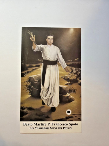 Santino reliquia beato martire - santino,