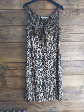 Abito Moschino jeans Animalier ? tg XL 46 cotone e seta