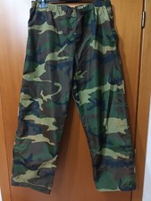 Pantaloni militari impermeabili woodland BDU Esercito Italiano nuovi