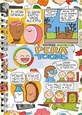 PERA TOONS DIARIO SCUOLA DATATO 2025/26 FORMATO 21X15 SPIRALATO CON CUSTODIA PVC