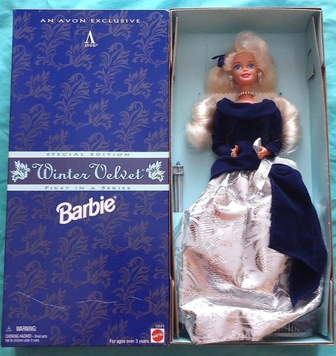 Barbie bambola avon winter - barbie,