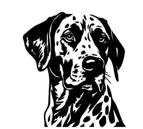 Adesivo decalcomania cane
