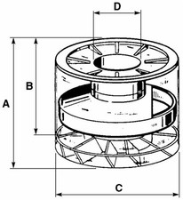Prefiltro a Ciclone Ama Ø 38