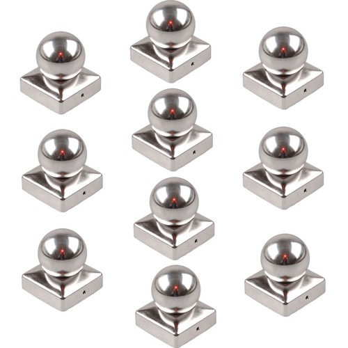 10x tappo per pali acciaio - 10x,