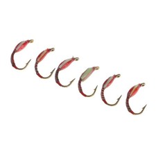 6pcs buzzer ninfa mosche pesca - 6pcs,