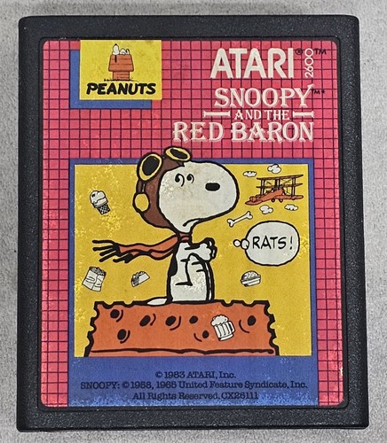 Snoopy and the - , red
