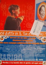 CARAMELLE HARIBO 1999 VINTAGE PUBBLICITÀ ADVERTISING WERBUNG ITALIAN CLIPPING