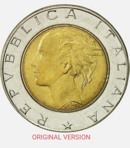 Rarissima moneta 500 lire 1989 - rarissima,