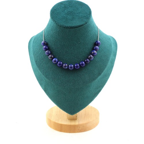 Collana perle lapislazzuli - 15,