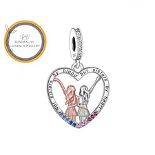 Sister By Heart Dangle Charm