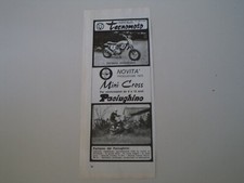 advertising Pubblicità 1973 MOTO TECNOMOTO MINI CROSS 50/PACIUGHINO 48