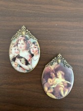 Ovali dipinti da appendere in