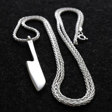 Ciondolo coltello argento