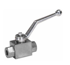 Rubinetto A Sfera 1/2 Pollice 2 Vie Per Alta Pressione 500 Bar Oleodinamica Olio