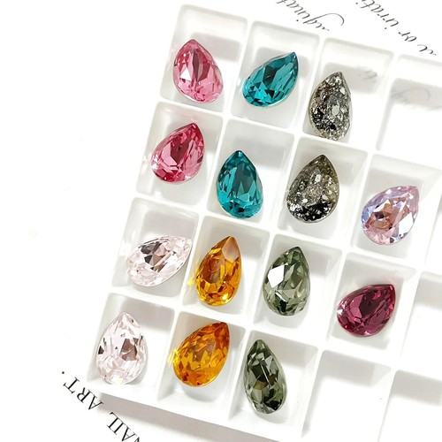 Strass vetro forma goccia - , k9
