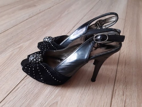 Tacchi donna neri scamosciati