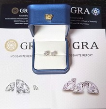 Orecchini Punto Luce Con Diamanti Moissanite