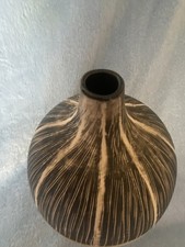 Ceramic Tribal table Vase 9"