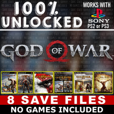 God of War I II 1 2 3 Chains Saga Olympus Ascension PS2 PS3 scheda di memoria USB