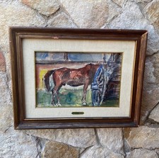Quadro -Carretta Con Cavallo-
