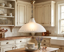 Sospensione shabby in metallo