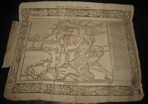 1609 descriptio urbis - urbis, roma,