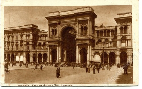 1928 milano facciata galleria - 1928,
