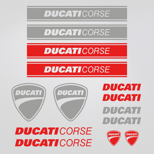 Set decalcomanie ducati - ducati, corse