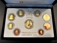 DIVISIONALE CITTÀ DEL VATICANO - SERIE 2014 IN EURO - CON 50 EURO ORO - PROOF