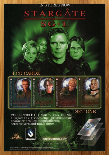 2002 stargate cd - stargate, sg-1