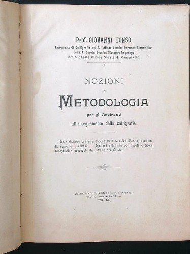 Nozioni metodologia per gli - nozioni, di