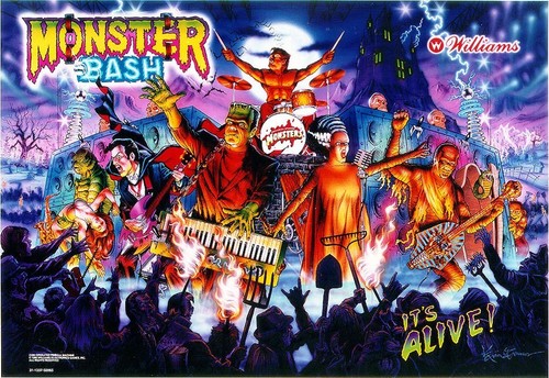 Monster bash pinball rgb - monster,