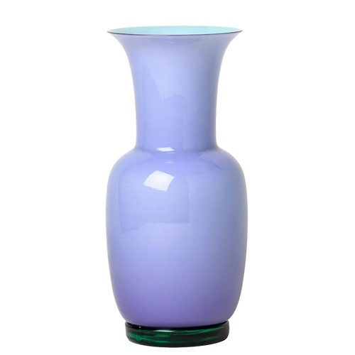 Vaso venini opalino lilla - vaso,
