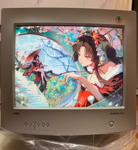 Monitor crt nec multisync - crt,