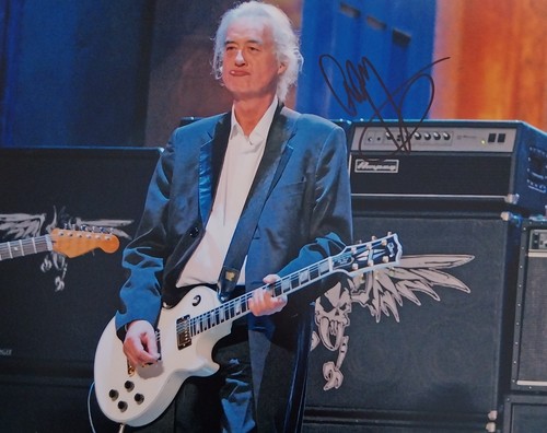 Jimmy page led - page, signed