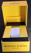 INVICTA - SCATOLA PER OROLOGIO-VINTAGE-RARE WATCH BOX-CASE-CAJA-BOITE-USATA