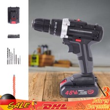 Set avvitatore a batteria 21V trapano avvitatore a batteria trapano con 2 batterie DHL
